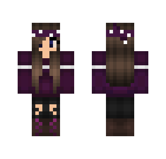 Purple Pvp Girl - Girl Minecraft Skins - image 2