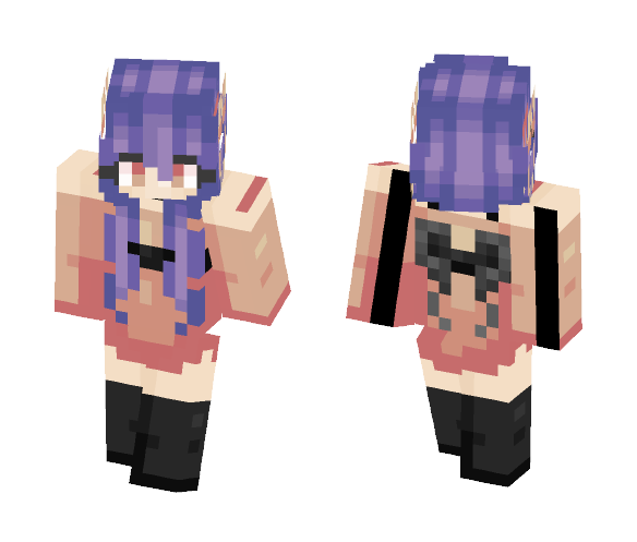 Spooky Bows - Female Minecraft Skins - image 1