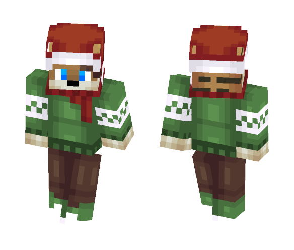 Christmas Tiger - Christmas Minecraft Skins - image 1