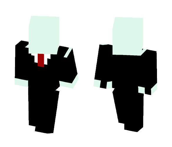 SlenderMan (Better in-game) - Male Minecraft Skins - image 1
