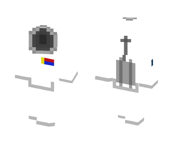 Spaceman - Male Minecraft Skins - image 1