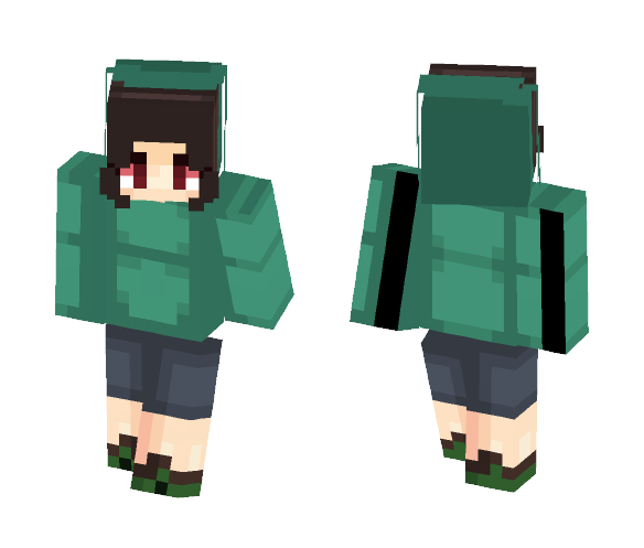 My shoes are turtles. - Female Minecraft Skins - image 1