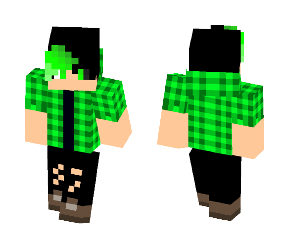 Green teenager - Male Minecraft Skins - image 1
