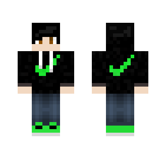 Green Nike boy - Boy Minecraft Skins - image 2