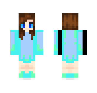 I made an ice cream girl - Girl Minecraft Skins - image 2