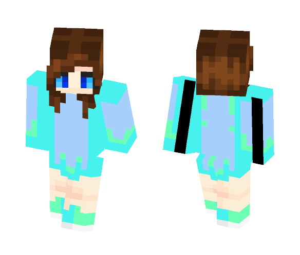 I made an ice cream girl - Girl Minecraft Skins - image 1