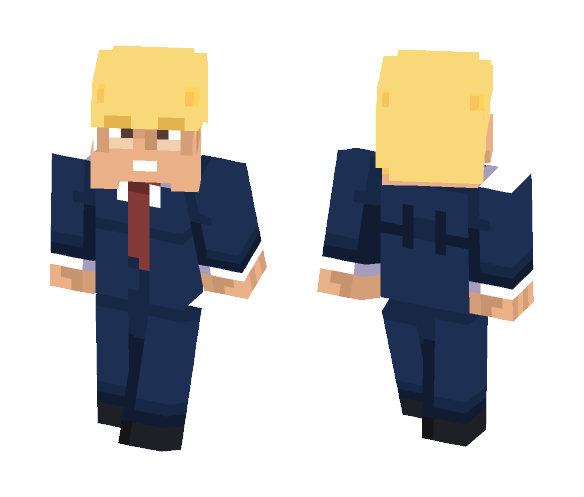 Donald J Trump - Male Minecraft Skins - image 1