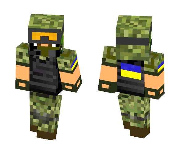 Solder (Ukrainian) - Male Minecraft Skins - image 1