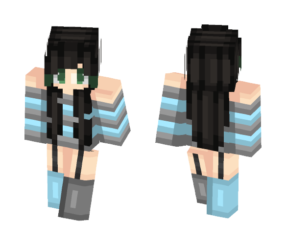 It's cold out and yet - Female Minecraft Skins - image 1