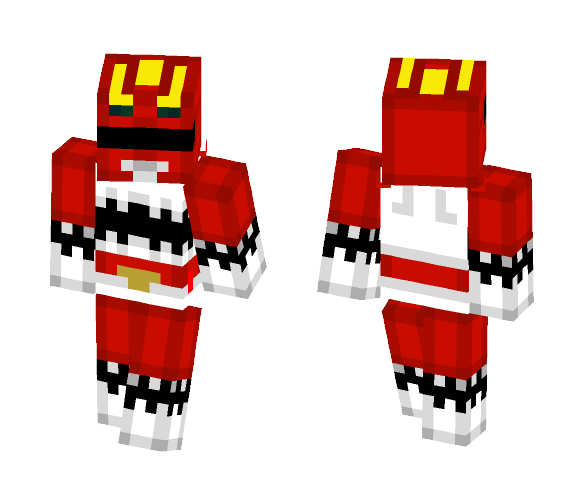 The Red Ranger - Lost Galaxy - Male Minecraft Skins - image 1
