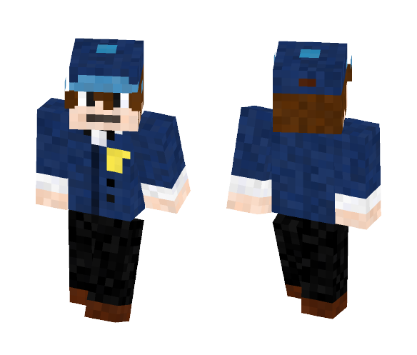 Mike Schmidt (Night Guard) - Male Minecraft Skins - image 1