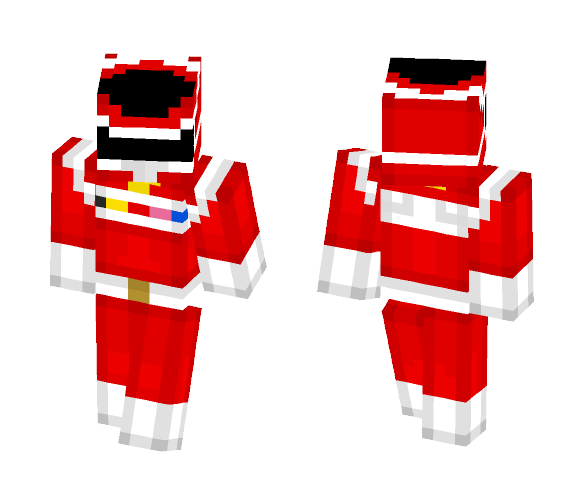 The Red Ranger - In Space - Male Minecraft Skins - image 1