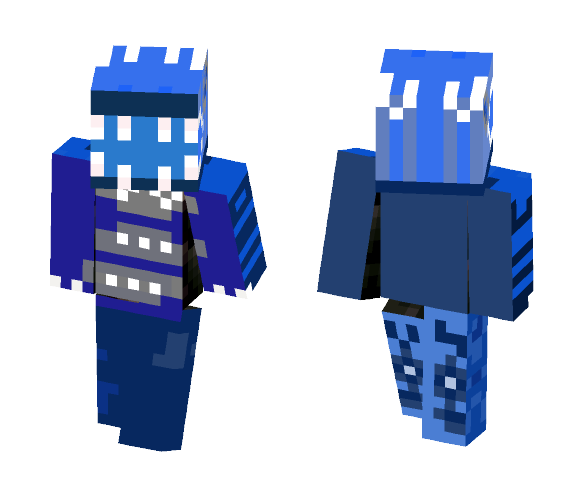 Ice Dragon Soldier - Male Minecraft Skins - image 1