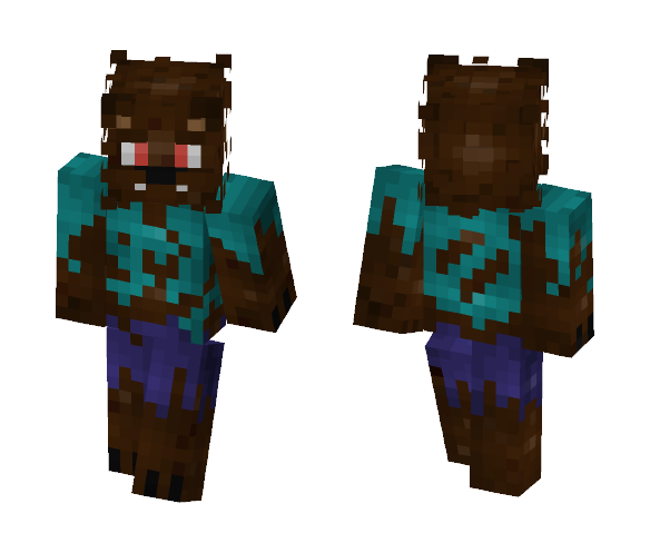 Werewolf Steve - Male Minecraft Skins - image 1