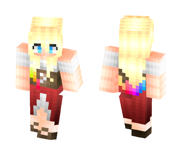 Tavern Waitress Woman - Female Minecraft Skins - image 1