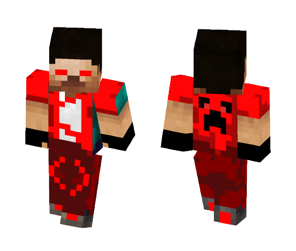 Red Steve - Male Minecraft Skins - image 1