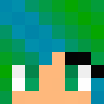 Blue-y Green-y Girl - Girl Minecraft Skins - image 3