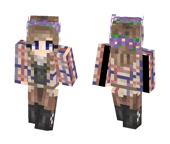 ~Rutete skjorte~ - Female Minecraft Skins - image 1