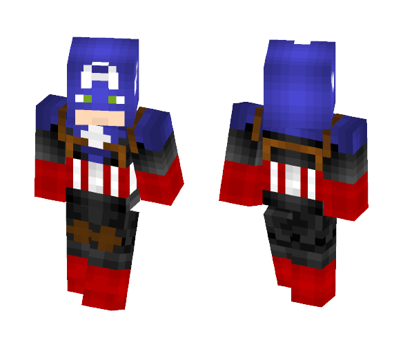 Captain America (Bucky Barnes) - Comics Minecraft Skins - image 1
