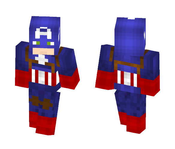 Captain America (Steve Rogers) - Comics Minecraft Skins - image 1