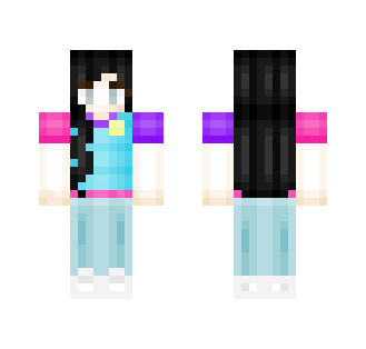 Color Block - Female Minecraft Skins - image 2