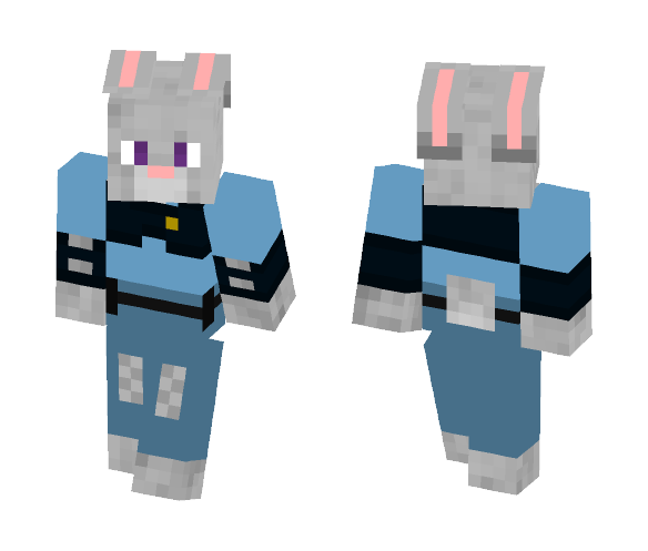 Judy_Hopps(ZOOTOPIA) BY: SOUL_BUNNY - Female Minecraft Skins - image 1