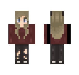 Casual Sweater w/ Animal Ears - Female Minecraft Skins - image 2