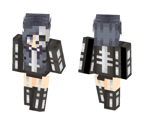 Spookay Skelly - Female Minecraft Skins - image 1