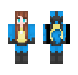 ♥ Pokemon: Lucario Outfit ♥ - Female Minecraft Skins - image 2