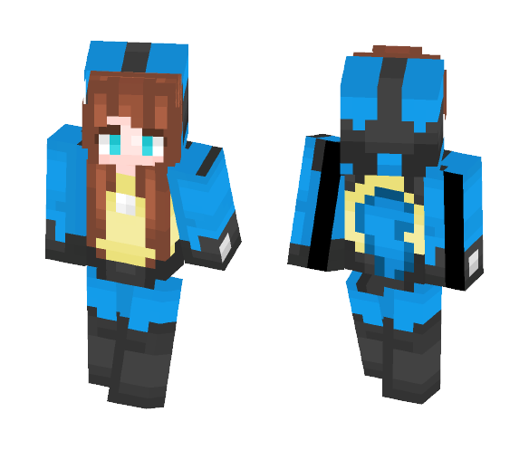 ♥ Pokemon: Lucario Outfit ♥ - Female Minecraft Skins - image 1
