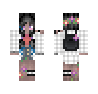 x Flower Power School Girl x - Girl Minecraft Skins - image 2