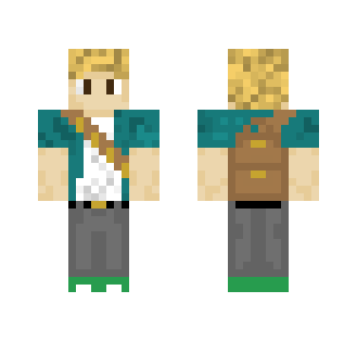 Explorer with Blonde Hair - Male Minecraft Skins - image 2