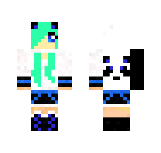 /blue panda/ - Female Minecraft Skins - image 2