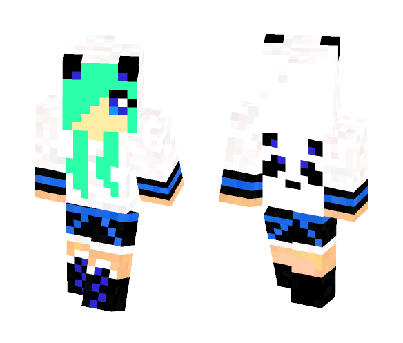 /blue panda/ - Female Minecraft Skins - image 1