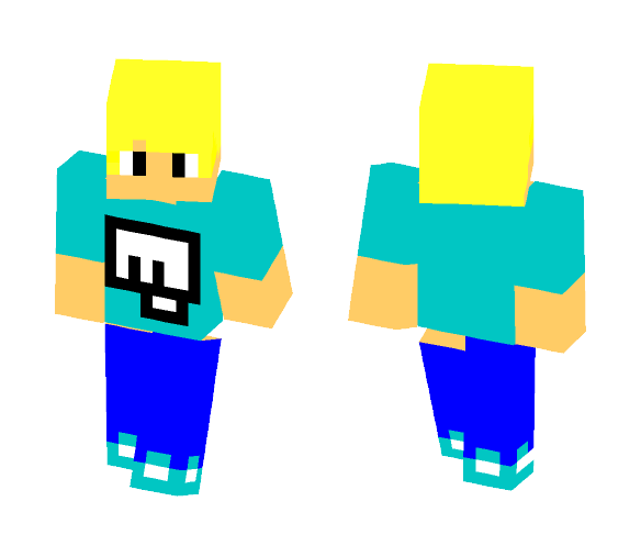 Pewdiepie's skin! - Male Minecraft Skins - image 1