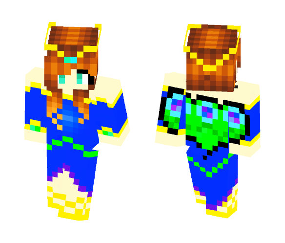Peacock queen - Female Minecraft Skins - image 1