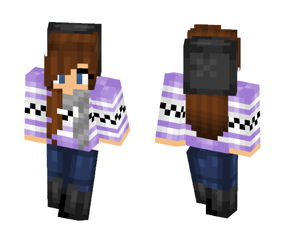Typical Fall Girl - Girl Minecraft Skins - image 1