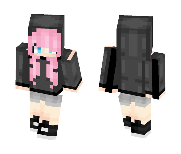 My OC - Hoodie Version - Female Minecraft Skins - image 1