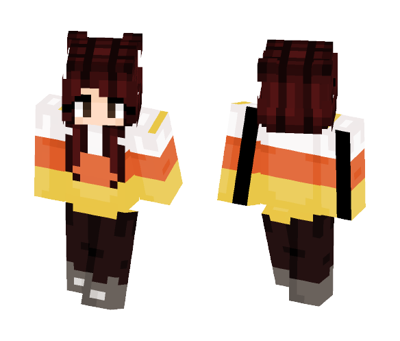 Candy Corn - Female Minecraft Skins - image 1