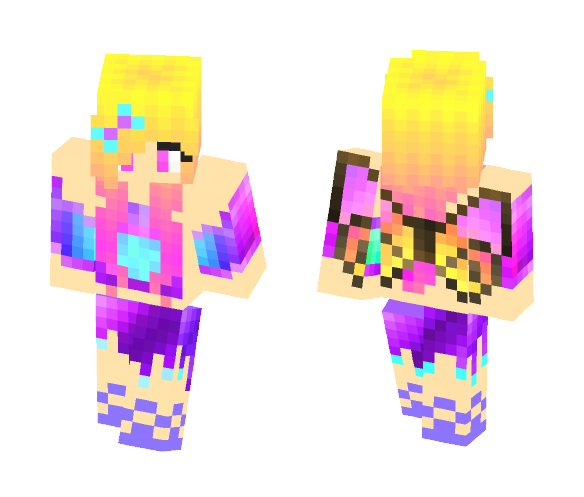 Sunset fairy - Female Minecraft Skins - image 1