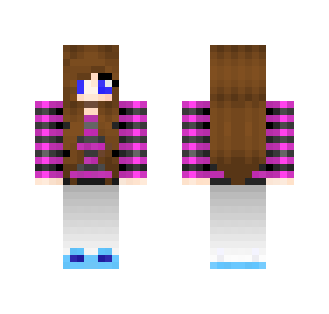 pink cute girl - Cute Girls Minecraft Skins - image 2