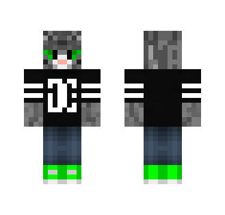 Kot szary bez garbny - Male Minecraft Skins - image 2