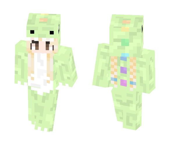 ♥ Dino Girl ♥ - Girl Minecraft Skins - image 1