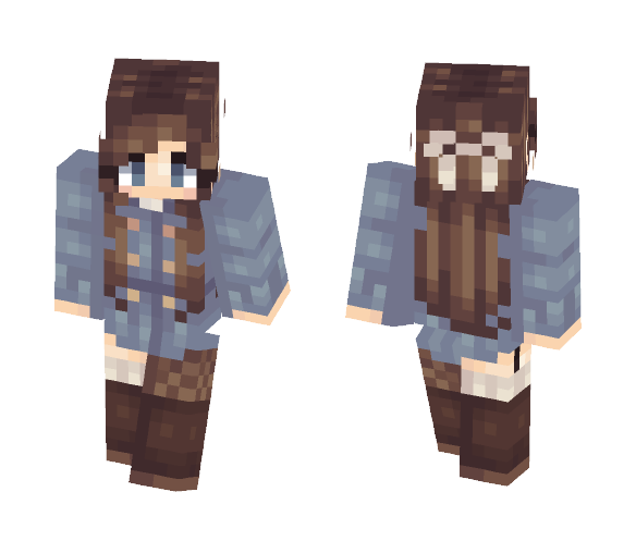 Windy Winter (alt. skin tones) - Female Minecraft Skins - image 1