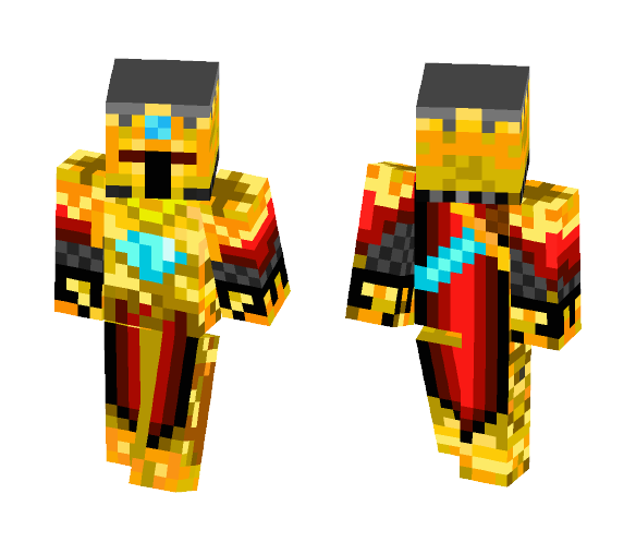 eighter know as Gold Warrior - Male Minecraft Skins - image 1