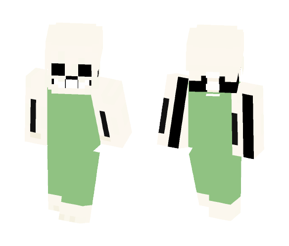 Hand Plates - Subject 1-S (Sans) - Male Minecraft Skins - image 1