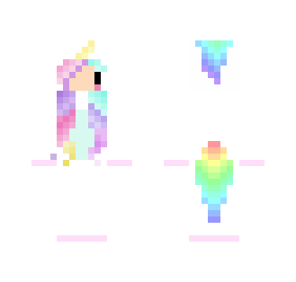 Rainbow Unicorn Girl - Girl Minecraft Skins - image 2