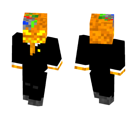 Pumpkin Robot - Male Minecraft Skins - image 1