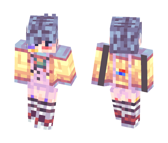 skin/art trade with fennu-chan - Male Minecraft Skins - image 1