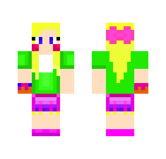 FNaF Toy Chica Kid With Cupcake - Female Minecraft Skins - image 2
